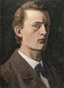 Edvard Munch - Self-Portrait , 1882