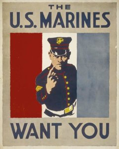 Charles Buckles Falls - The U.S. Marines Want You, 1914/1918
