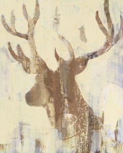 Albena Hristova - Golden Antlers II Neutral Grey