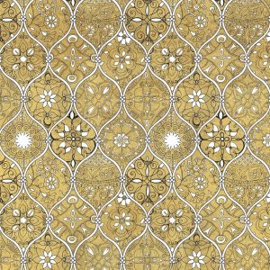 Daphne Brissonnet - Color my World Spice Mosaic Pattern Gold