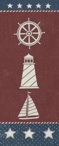 David Carter Brown - Coastal Americana Panel II
