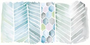 Elyse DeNeige - Watercolor Chevron Bright