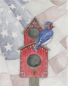 Elyse DeNeige - Americana Birdhouse V