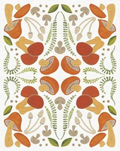 Elyse DeNeige - Retro Mushroom Otomi