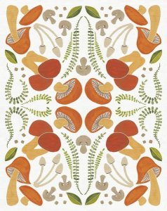 Elyse DeNeige - Retro Mushroom Otomi