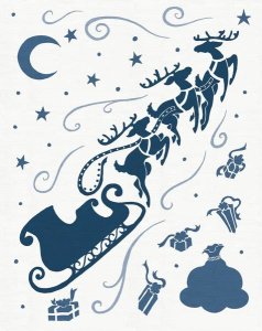 Elyse DeNeige - Christmas Otomi Tile II