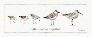 Lisa Audit - Pebbles and Sandpipers I