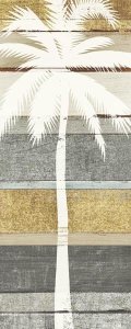Michael Mullan - Beachscape Palms V Gold Neutral