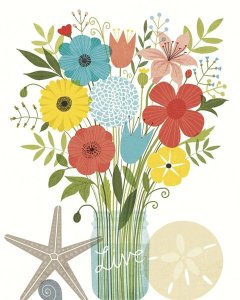 Michael Mullan - Seaside Bouquet I Mason Jar