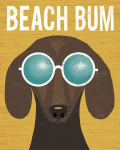 Michael Mullan - Beach Bums Dachshund I Bum