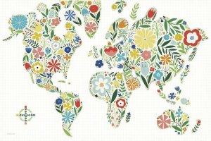 Michael Mullan - Floral World White