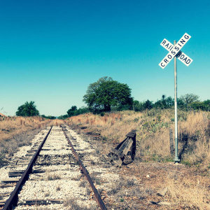Carol Highsmith - Railroad Crossing, Burnet