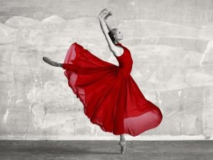 Haute Photo Collection - Ballerina in Red