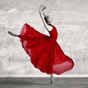 Haute Photo Collection - Ballerina in Red (detail)