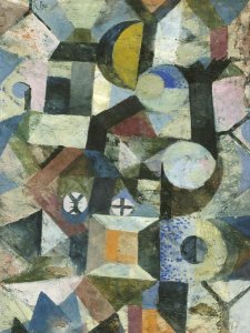 Paul Klee - Composition with the Yellow Half-Moon and the Y