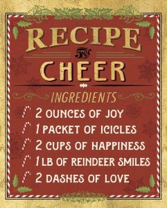 Pela Studios - Holiday Recipes I Gold and Red