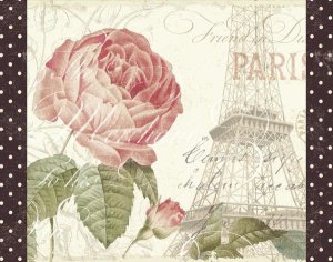 Pela Studios - La Vie En Rose I with Border