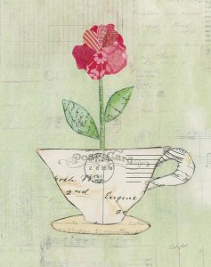 Courtney Prahl - Teacup Floral I on Print