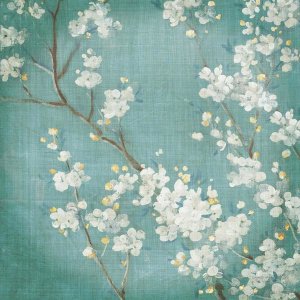 Danhui Nai - White Cherry Blossoms II Aged no Bird