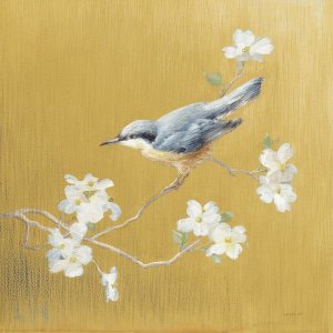 Danhui Nai - Nuthatch on Gold