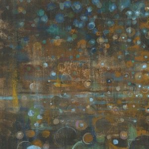 Danhui Nai - Blue and Bronze Dots IX