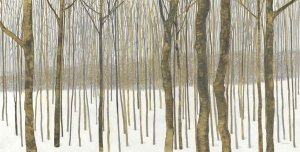 Kathrine Lovell - Woods in Winter Gold