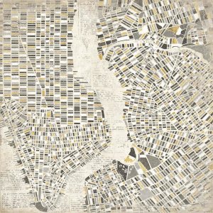 Laura Marshall - Neutral New York Map