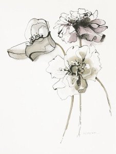 Shirley Novak - Three Somniferums Poppies Neutral