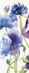 Shirley Novak - Blue and Purple Mixed Garden I Panel I