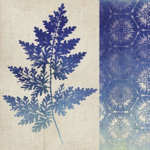 Studio Mousseau - Indigo Leaves III