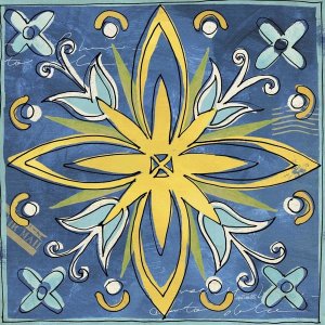 Anne Tavoletti - Tuscan Sun Tile I Color