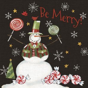 Anne Tavoletti - Sweet Snowmen IV Black