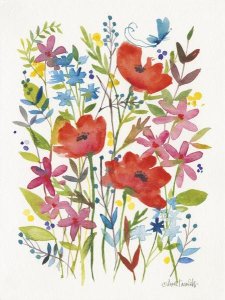 Anne Tavoletti - Watercolor Flowers IV