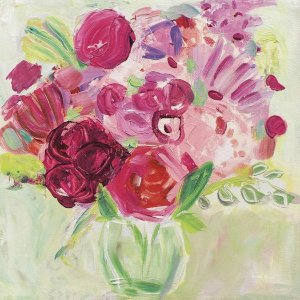 Farida Zaman - Pink and Red Florals