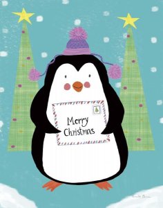 Farida Zaman - Snowman and Penguin Friends I