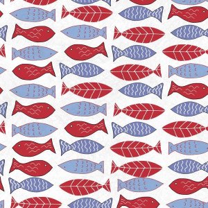 Farida Zaman - Coastal Birds Pattern I