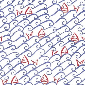 Farida Zaman - Coastal Birds Pattern V