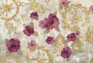 Silvia Vassileva - Elegant Fresco Gold Floral