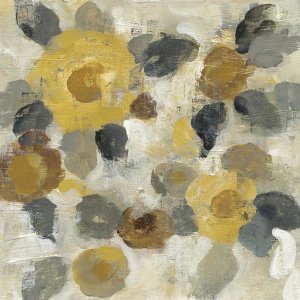 Silvia Vassileva - Neutral Floral Beige II Yellow Flowers