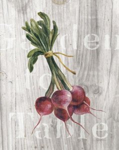 Silvia Vassileva - Market Vegetables III on Wood