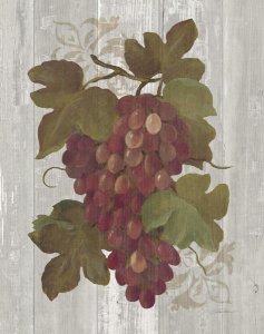 Silvia Vassileva - Autumn Grapes I on Wood