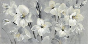 Silvia Vassileva - Flowers on Gray