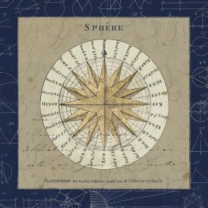 Sue Schlabach - Sphere Compass Blue