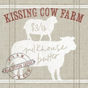 Sue Schlabach - Farm Linen Cow