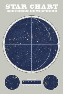 Sue Schlabach - Southern Star Chart Blue Gray