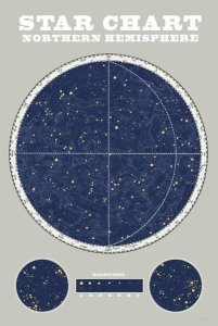 Sue Schlabach - Northern Star Chart Blue Gray