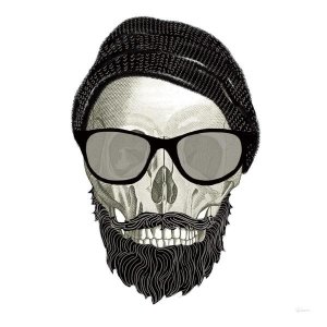 Sue Schlabach - Hipster Skull II