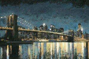 James Wiens - Bright City Lights Blue I