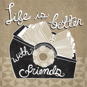 Mary Urban - Life is Better with Friends Taupe
