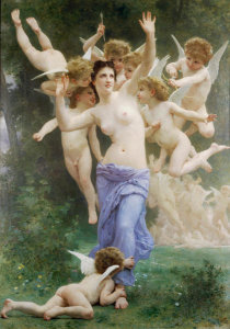 William-Adolphe Bouguereau - The Wasp's Nest, 1892